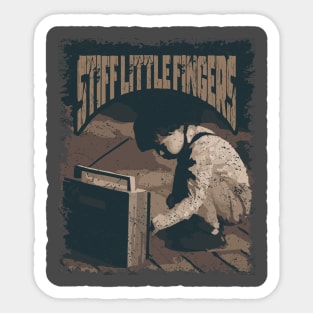 Stiff Little Fingers Vintage Radio Sticker